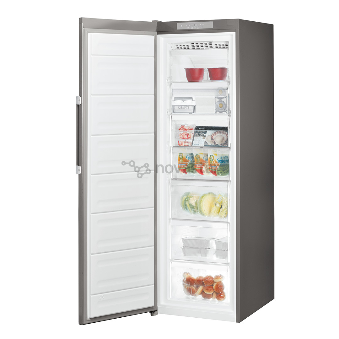 Whirlpool, 263 L, 188 cm, stainless steel - Šaldiklis