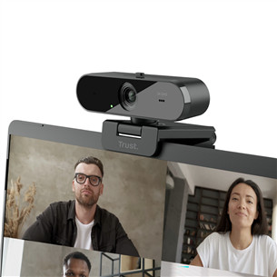 Internetinė kamera Trust Taxon, 2K QHD, juoda