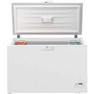 Beko, 360 L, height 86 cm, white - Chest freezer