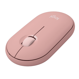 Pelė Logitech Pebble Mouse 2 M350s BT, pink, belaidė