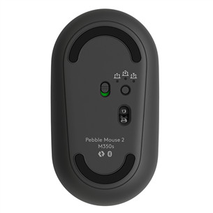 Logitech Pebble Mouse 2 M350s BT, juoda - Belaidė pelė