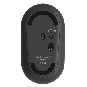 Pelė Logitech Pebble Mouse 2 M350s BT, graphite, belaidė