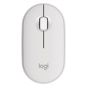 Logitech Pebble Mouse 2 M350s BT, balta - Belaidė pelė