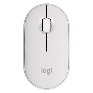 Pelė Logitech Pebble Mouse 2 M350s BT, white, belaidė