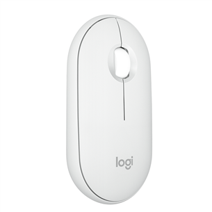 Pelė Logitech Pebble Mouse 2 M350s BT, white, belaidė