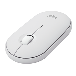Pelė Logitech Pebble Mouse 2 M350s BT, white, belaidė
