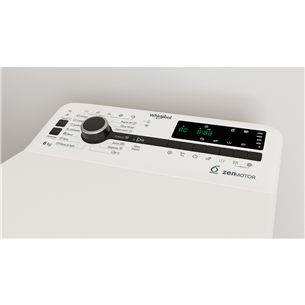 Skalbimo mašina Whirlpool TDLRBX6252BSEU, ZenTechnology, 6 kg, gylis 60 cm, 1200 rpm