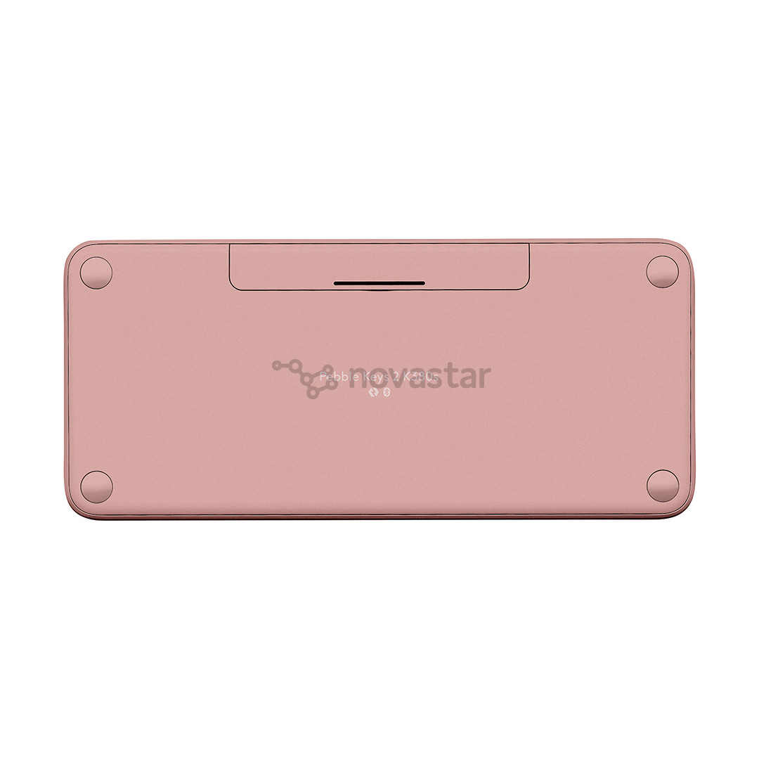 Klaviatūra Logitech Pebble Keys 2 K380s, US, rose, belaidė