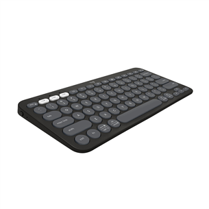 Logitech Pebble Keys 2 K380s, US, black - Wireless keyboard