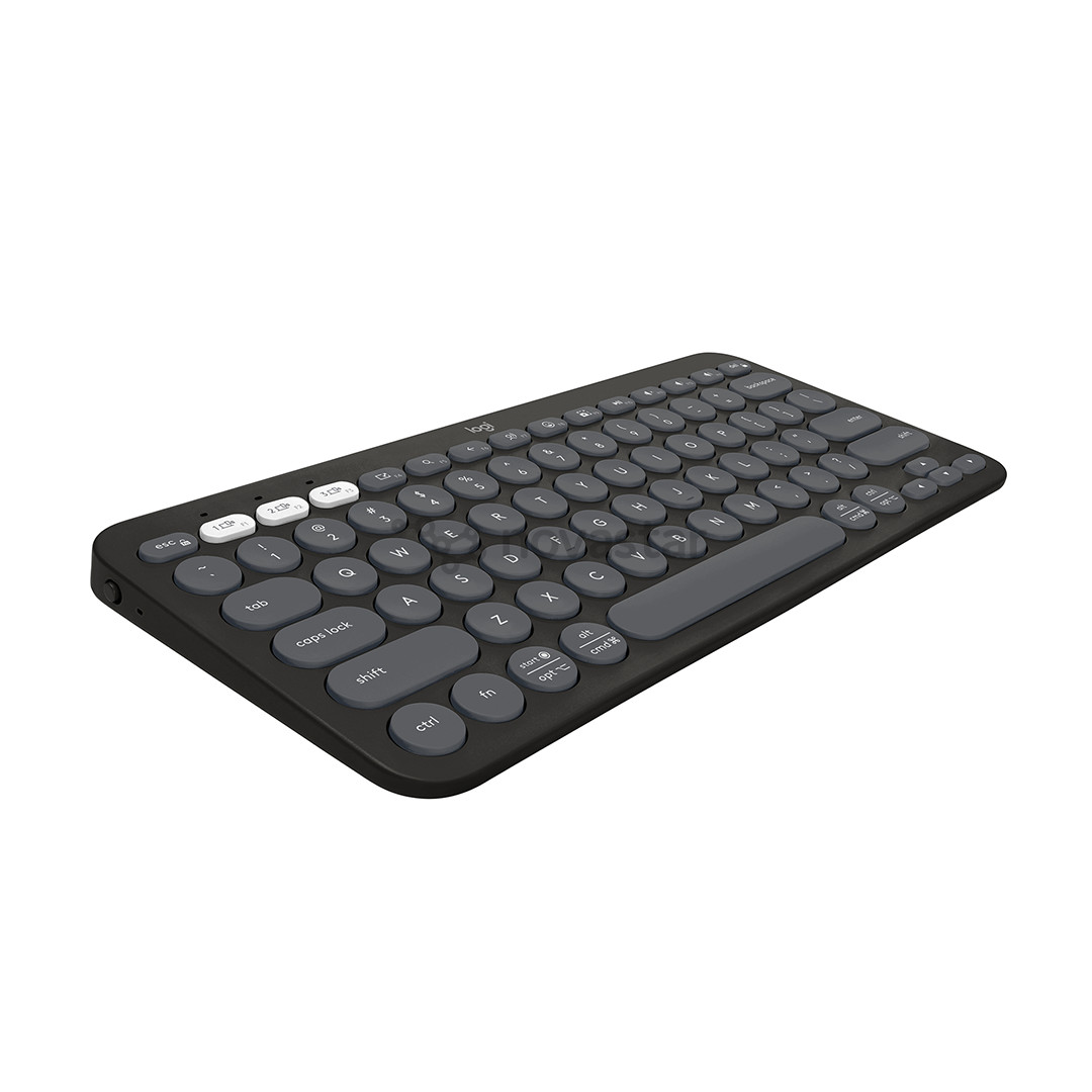 Logitech Pebble Keys 2 K380s, US, black - Wireless keyboard