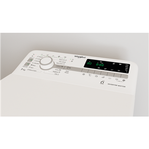 Skalbimo mašina Whirlpool TDLR7231BSEU, 7 kg, gylis 60 cm, 1200 rpm