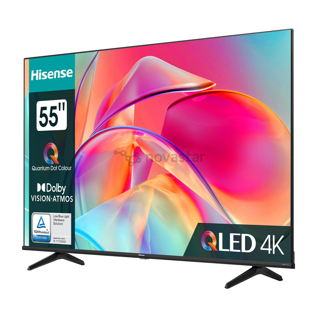 Televizorius Hisense E7KQ, 55", Ultra HD, QLED, black