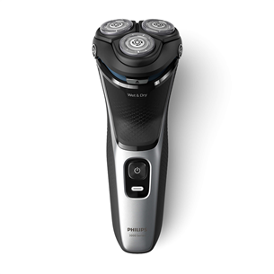 Barzdaskutė Philips Shaver 3000 Series, Wet & Dry, black/silver