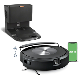 Dulkių siurblys robotas iRobot Roomba Combo® j7+, Wet & Dry, black COMBOJ7PLUS