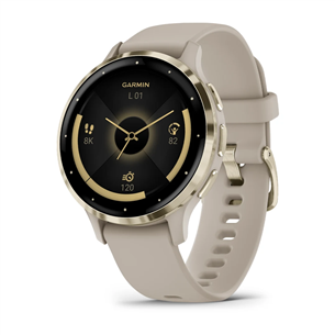 Garmin Venu 3S, серый/золотистый - Спортивные часы