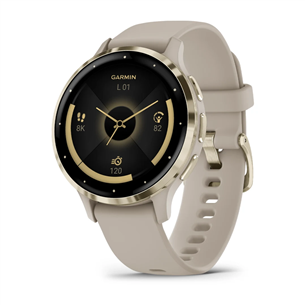 Garmin Venu 3S, gray/gold - Sportswatch 010-02785-02