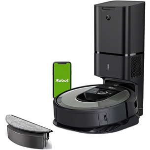 Dulkių siurblys robotas iRobot Roomba Combo® i8+, Wet & Dry, black