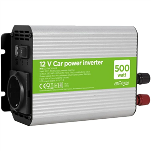 Inverteris Gembird 12V-> 500W + USB port