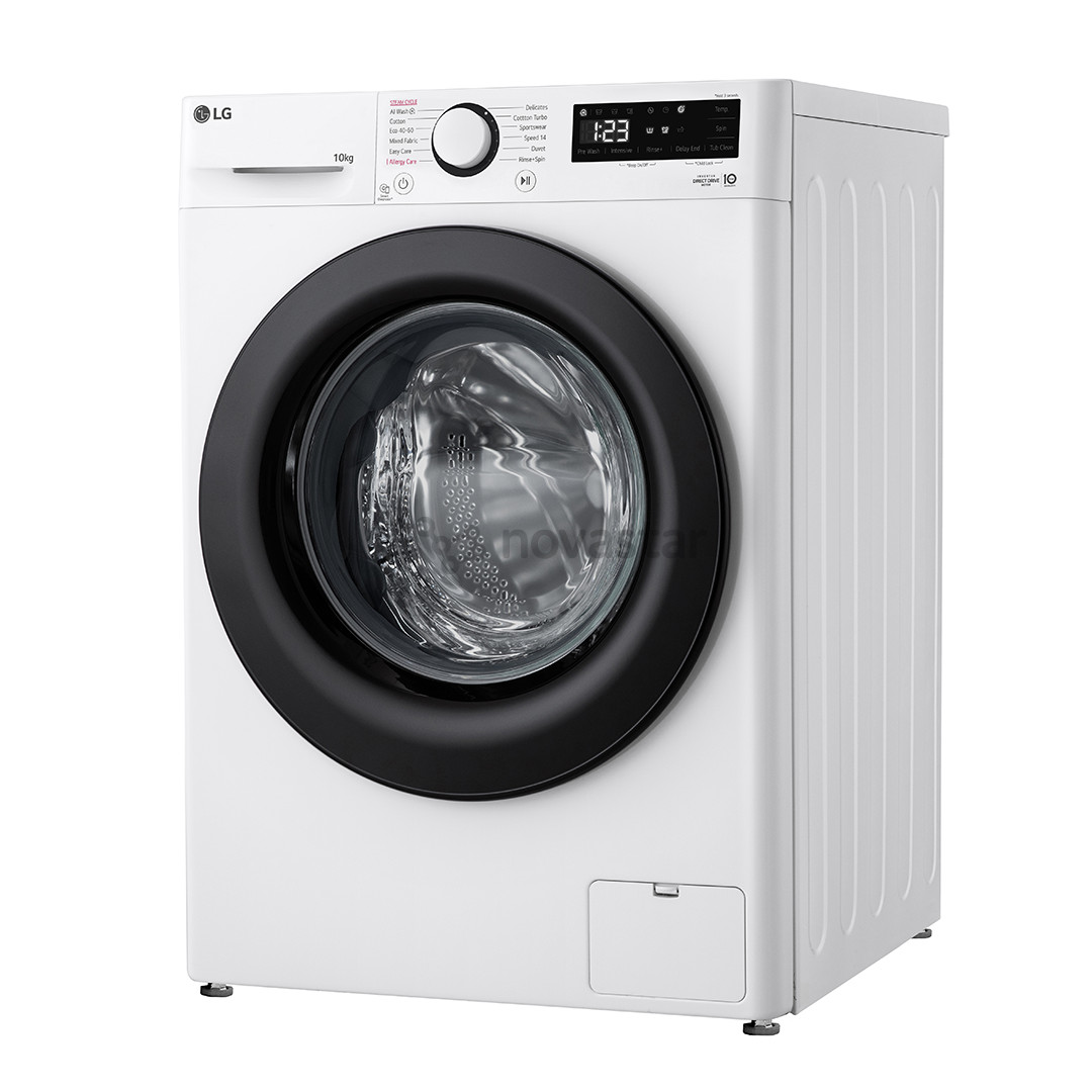 LG F4WR510SBW, 10 kg, 55 cm, 1400 aps./min. - Skalbimo mašina