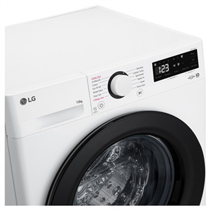 LG F4WR510SBW, 10 kg, 55 cm, 1400 aps./min. - Skalbimo mašina