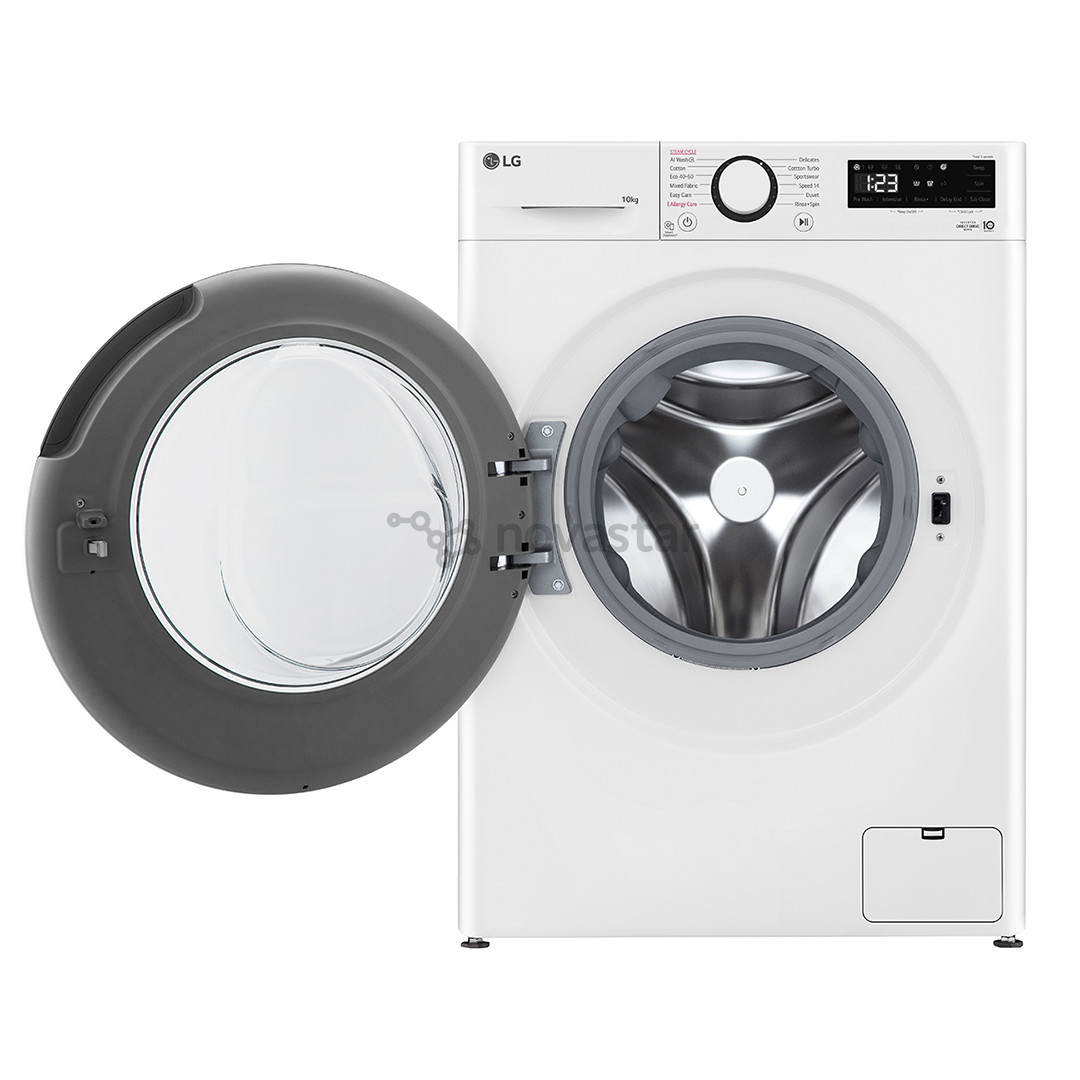 LG F4WR510SBW, 10 kg, 55 cm, 1400 aps./min. - Skalbimo mašina