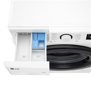 LG F4WR510SBW, 10 kg, 55 cm, 1400 aps./min. - Skalbimo mašina