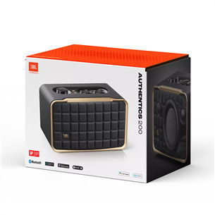 JBL Authentics 200, juoda - Nešiojama kolonėlė