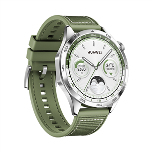 Huawei Watch GT4, 46 mm, stainless steel/green - Smartwatch