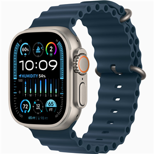 Išmanusis laikrodis Apple Watch Ultra 2, 49 mm, Ocean Band, blue MREG3EL/A