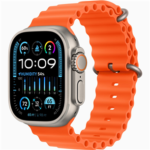 Išmanusis laikrodis Apple Watch Ultra 2, 49 mm, Ocean Band, orange MREH3EL/A