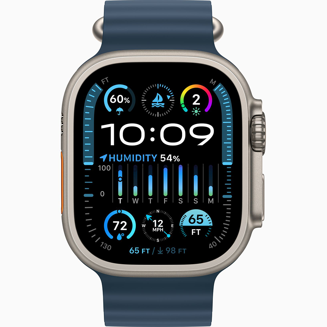 Išmanusis laikrodis Apple Watch Ultra 2, 49 mm, Ocean Band, blue