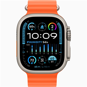 Išmanusis laikrodis Apple Watch Ultra 2, 49 mm, Ocean Band, orange