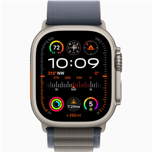 Išmanusis laikrodis Apple Watch Ultra 2, 49 mm, Alpine Loop, Small, blue
