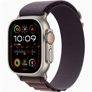 Išmanusis laikrodis Apple Watch Ultra 2, 49 mm, Alpine Loop, Small, indigo