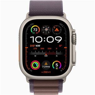 Išmanusis laikrodis Apple Watch Ultra 2, 49 mm, Alpine Loop, Small, indigo