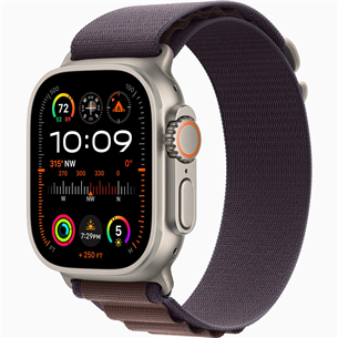 Išmanusis laikrodis Apple Watch Ultra 2, 49 mm, Alpine Loop, Large, indigo MREW3EL/A