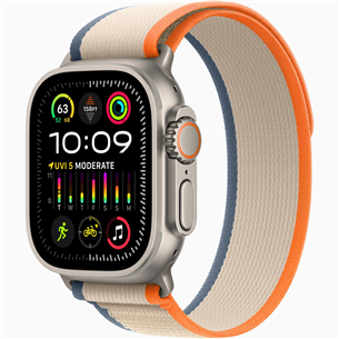 Išmanusis laikrodis Apple Watch Ultra 2, 49 mm, Trail Loop, S/M, orange/beige MRF13EL/A