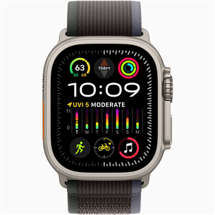 Apple Watch Ultra 2, 49 мм, Trail Loop, S/M, синий/черный - Смарт-часы