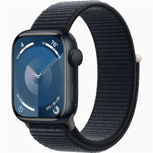 Išmanusis laikrodis Apple Watch Series 9 GPS, 41 mm, Sport Loop, midnight MR8Y3ET/A