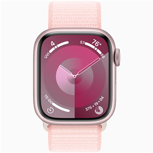 Apple Watch Series 9 GPS + Cellular, 41 мм, Sport Loop, розовый - Смарт-часы