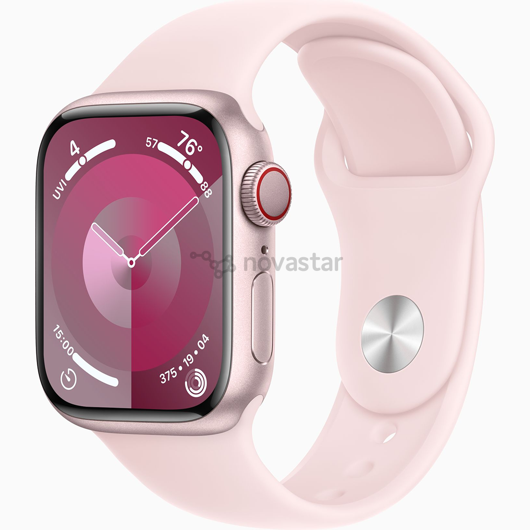 Išmanusis laikrodis Apple Watch Series 9 GPS + Cellular, 41 mm, Sport Band, S/M, pink
