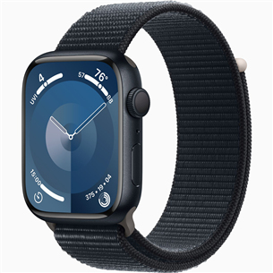Išmanusis laikrodis Apple Watch Series 9 GPS, 45 mm, Sport Loop, midnight MR9C3ET/A
