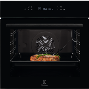 Electrolux 700 series, 72 л, черный - Интегрируемый духовой шкаф с паром EOE7C31Z