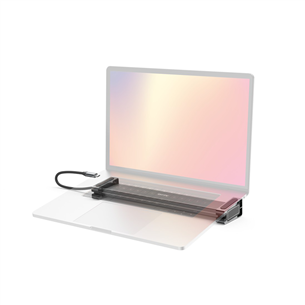 Hama Connect2Office Basic, USB-C Hub, 9 портов, 100 Вт, серый - Док-станция для ноутбука