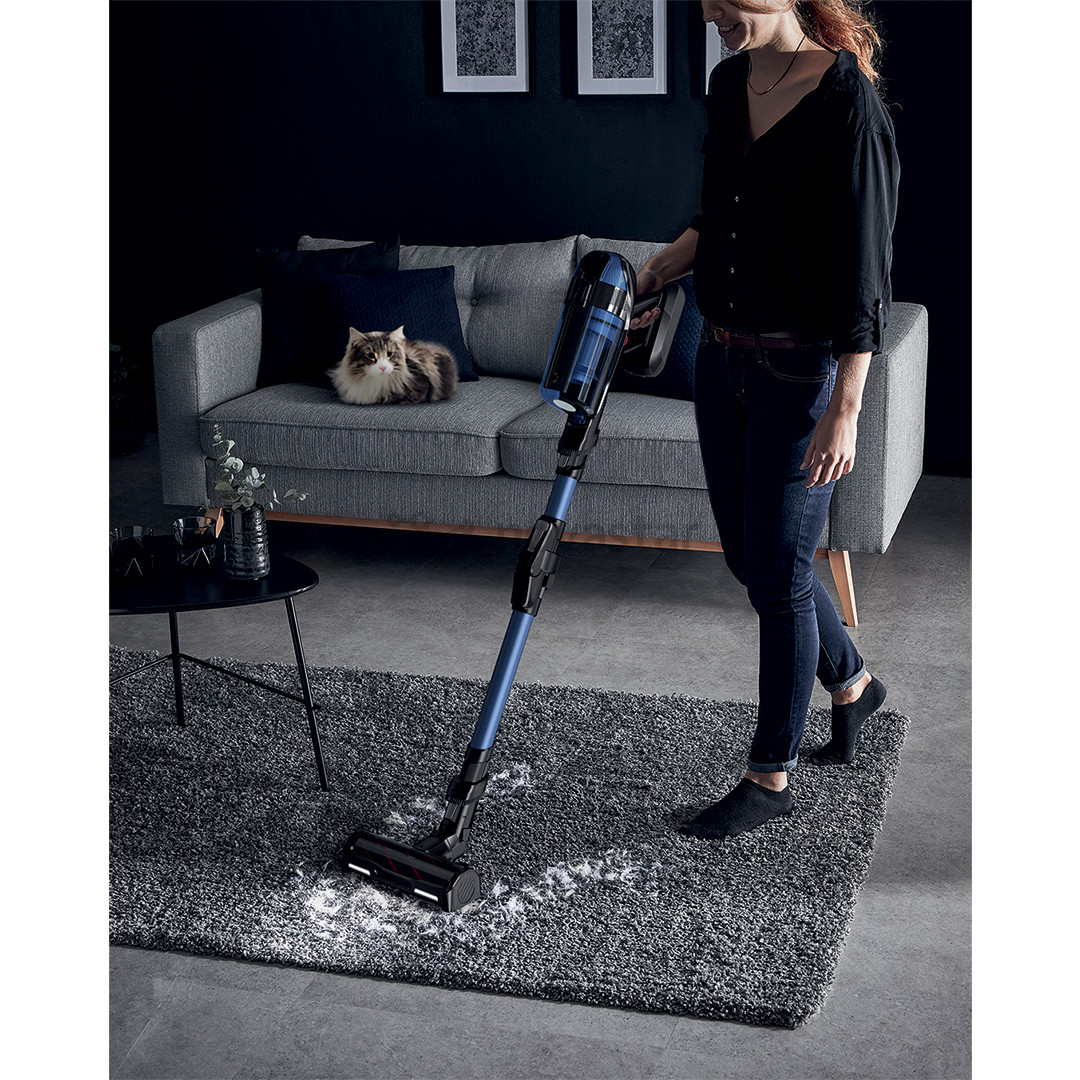 Tefal X-Force Flex 12.60 Aqua, mėlynas - Belaidis dulkių siurblys