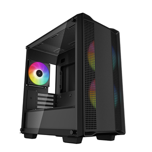 Deepcool CC360, mATX, black - PC korpusas R-CC360-BKAPM3-G-1