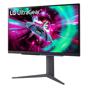 Monitorius LG UltraGear GR93U, 27'', Ultra HD, 144 Hz, LED IPS, black