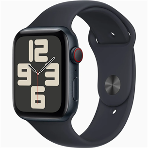 Išmanusis laikrodis Apple Watch SE 2, GPS + Cellular, Sport Band, 40 mm, S/M, midnight