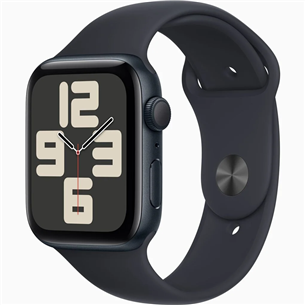 Išmanusis laikrodis Apple Watch SE 2, GPS, Sport Band, 40 mm, S/M, midnight MR9X3ET/A