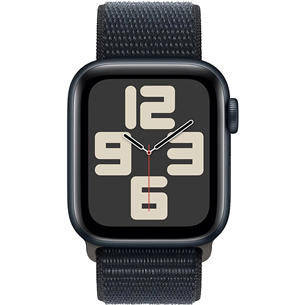 Apple Watch SE 2, GPS + Cellular, Sport Loop, 44 мм, темно-серый - Смарт-часы